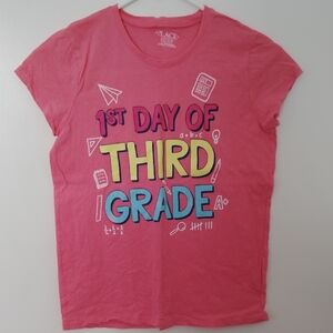 Pink Graphic Tee Size 10/12